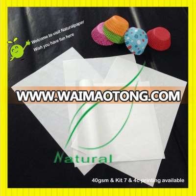 food packing greaseproof paper with FDA SGS certificate good reputation in market